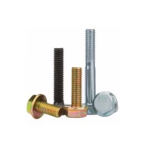 ISO9001 2015 Certified Customized M5-M12 Carbon Steel Galvanized Zinc Hex Flange