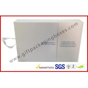 White Magetic Electronics Packaging / Custom Advertising Video Box