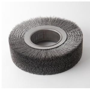 China Customizable Deburring Wire Brush Roller Stainless Steel Wire Brush Roller on sale