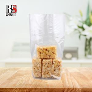 Clear Colors Bopp Opp Flat Bottom Bag Plastic Square Bottom Bag For Sealing