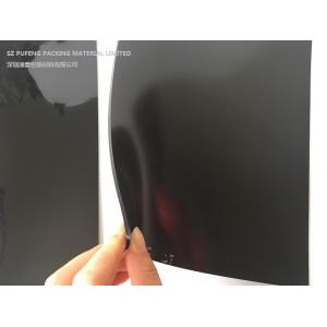 0.7mm Black SGS SR-S-15P Urethane Foam Polyurethane foam With PET Support