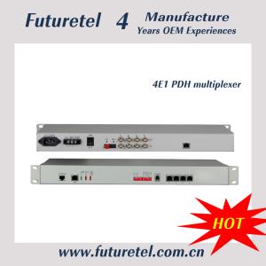 Cheap 4e1 multi-sevice single mode pdh fiber optic multiplexer for sale