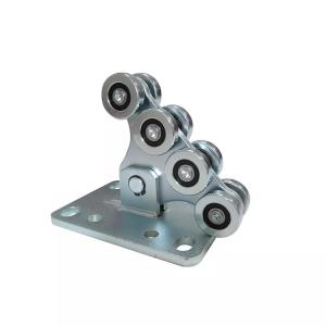 China Stainless Steel 8 Wheel Truck Industrial Galvanized Guide Wheel for Performance on sale