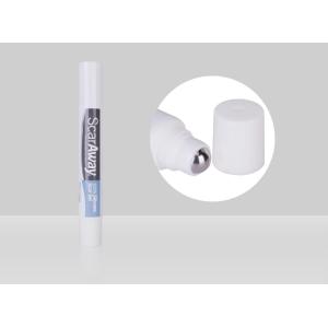 Cheap 10-25ml D19mm Empty Custom Eye Cream Gel Cosmetic Plastic Tube With Massage Stainless Steel Ball for sale