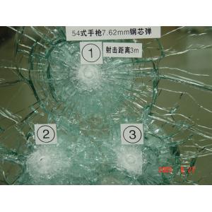 Bullet Resistant Materials with Glass ( 10 10 8 ) and PVB ( 3 3 )