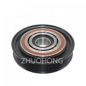 Auto AC Compressor Pulley Clutch Kit 6PK 135MM 12V for Honda Accord VII 2003