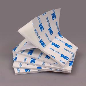 Viscoelastic 0.8mm RP45 Die Cut Adhesive Tape With Conformable Foam Core , 3M