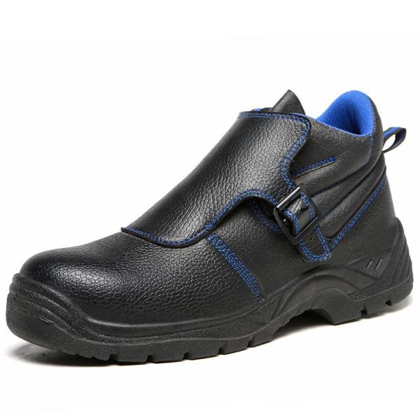Quality Cowhide Anti Scald Safety Shoes, Steel Toe Wear Resistant Work Shoes wholesale