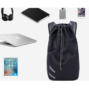 Customized Polyester Sport Ball Backpack Waterproof Drawstring Mesh Backpack