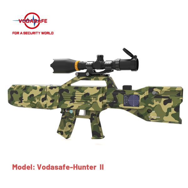 6 Channel Portable UAV Jammer High Power Electromagnetic Waves Anti Drone Gun