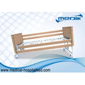 Height Adjustable Home Care Beds With Lock Down Side Rails On Casters