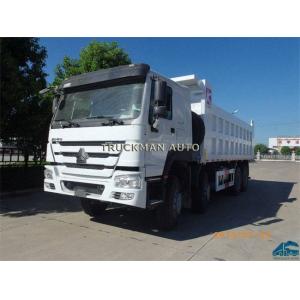 Sinotruk 12 Wheeler Heavy Duty Dump Truck For Stone Sand Eathwork Loading