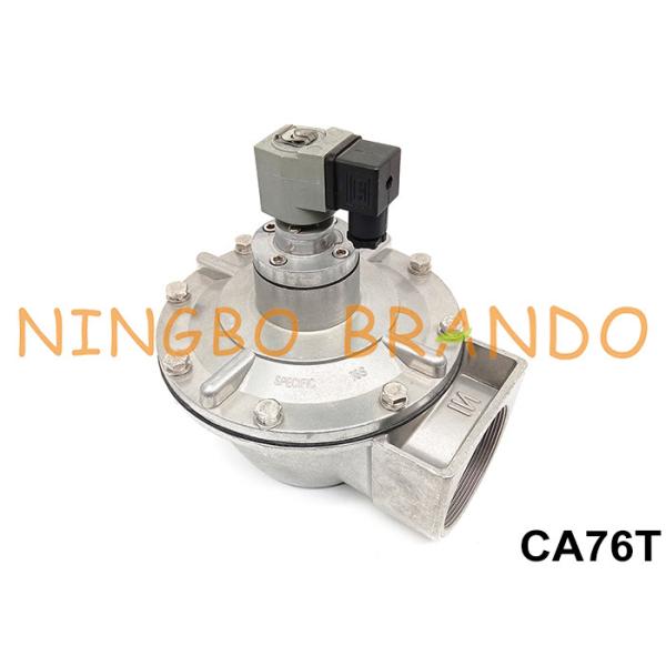 Quality CA76T 3'' Right Angle Bag Filter Solenoid Valve AC220V AC110V wholesale