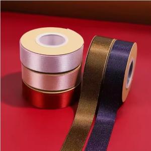 High Tenacity Polyester Satin Ribbon Gift Box Packing Custom Printed Logo