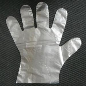Durable Environmental Transparent Plastic Gloves Ultra Thin Disposable