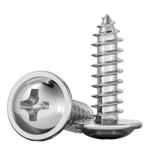 Coarse / Fine Thread Self Tapping Screw Customized M4 Screw
