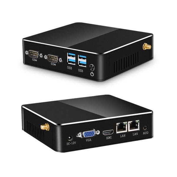 Intel Celeron J1900 Dual LAN Industrial PC Dual COM DDR4 16GB RAM Fanless