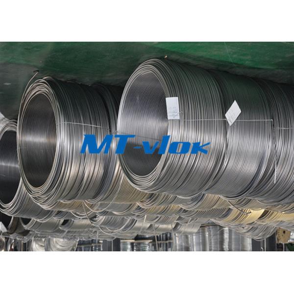 Quality ASTM A269 / ASME SA269 1 / 4 Inch Cold rolled Stainless Steel Coil Pipe With 300 Series Material wholesale
