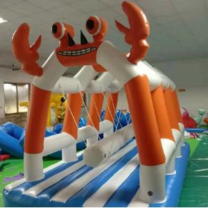 Indoor Outdoor Playground Inflatable Games Crab Swing For Children