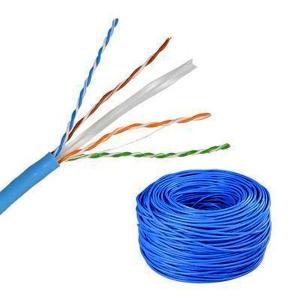 1Gbps UTP CAT6 Cable Blue Ethernet Data Cable UL Certified 1000ft