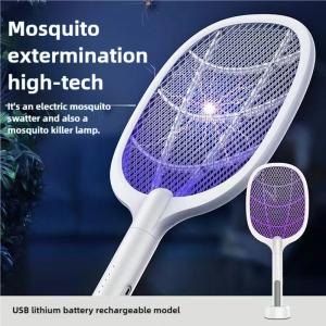 JZ UV Light 3000V High Power 2-in-1 Rechargeable Pest Control Fly Catcher Anti