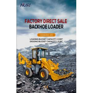 Mini Backhoe Loader WZ10-15 4WD with Low Retail and 3 cbm Bucket Capacity