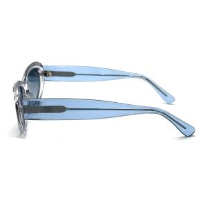 Acetate Sheet Frame Womens Classic Butterfly Sunglasses with Strass-AS119 ,ODM