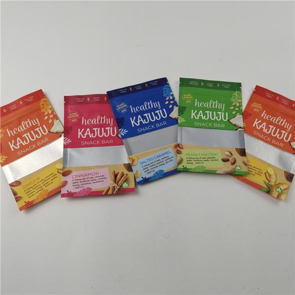 Quality Wholesale Recyclable Environmental Friendly Stand Up Pouch With Window Moisture Proof Food Grade Plastic Packaging Bags wholesale