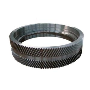 China Customized 5/8/16 Module Steel Spur Gear EN353 Helical Spur Gear on sale