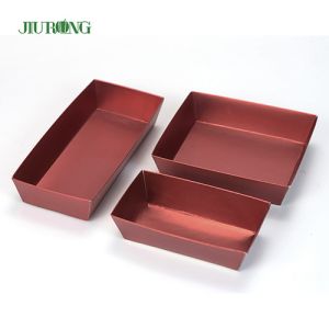 Disposable Biodegradable Paper Container 300mm Sushi Paper Box Customized Logo