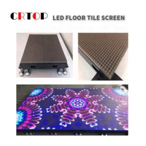 IP20 Stage Rental LED Screen Floor Brick PC Mask Led Display