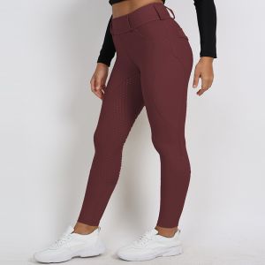 Red 4 Seasons Professional Horse Breeches Quick Dry Equestrian Jodhpurs