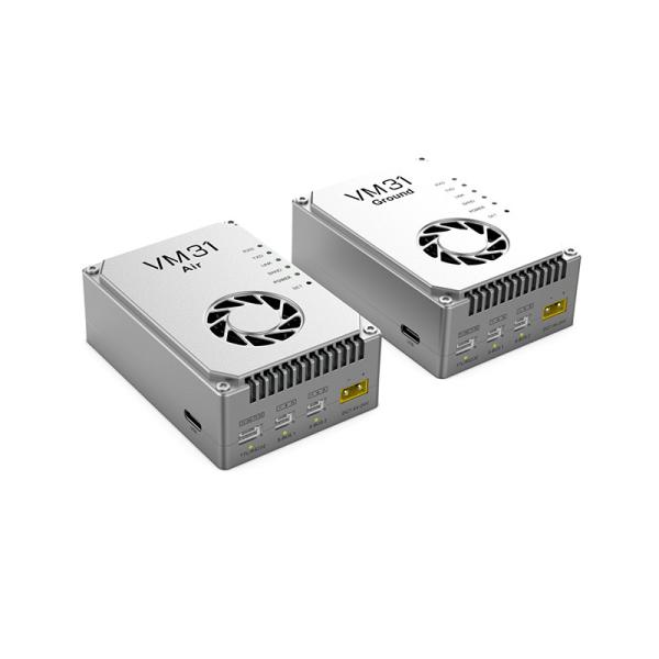 Quality VM31 Video&Data&RC link has two frequencies optional(800MHz、1.4GHz) with 15km grade(air to ground) transmission range. wholesale