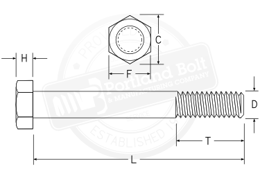 1/2" - 2 1/2" Duplex 2507 Duplex Stainless Steel Fasteners Heavy Hex Bolt ASME B 18.2.1