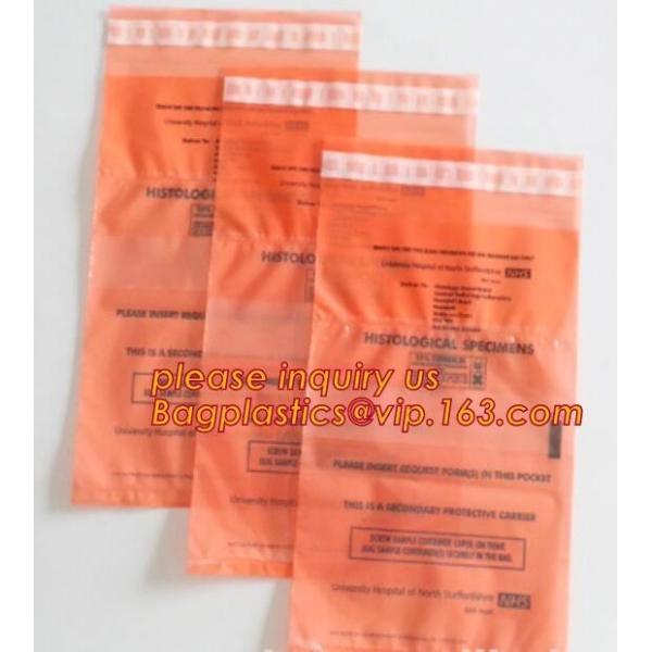 Quality Lab Bags Specimen Bags zip bag, Medical Grade Laboratory Specimen Bag, Three Wall Biohazard Specimen Bag With a Document wholesale