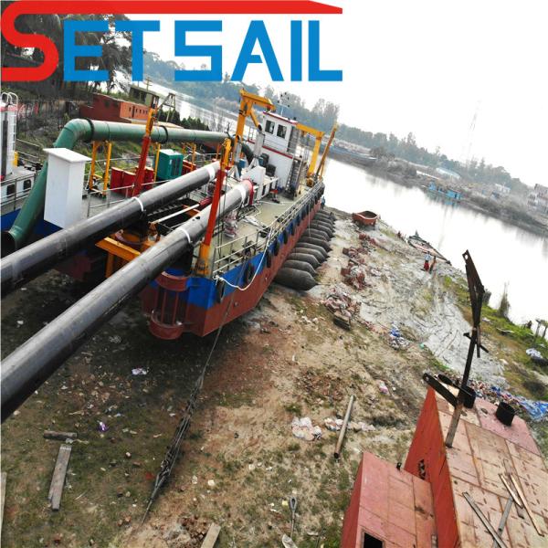 Hydrocyclone Type Siemens PLC Monitoring System Cutter Suction Sand Dredger for River