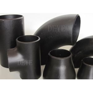 Seamless Carbon Steel Pipe Fittings Equal Tee With Standard DIN2615