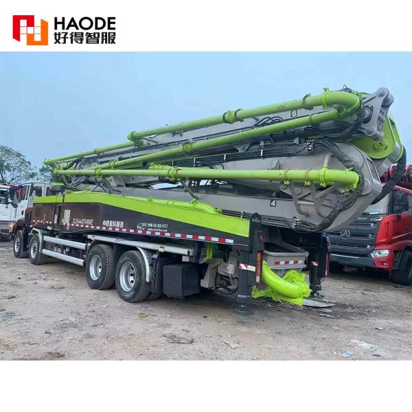 2021 Used Perfect Condition Mercedes Benz Chassis Truck 63m Boom Zoomlion 63X-7rz Concrete Pump Trucks for Sale