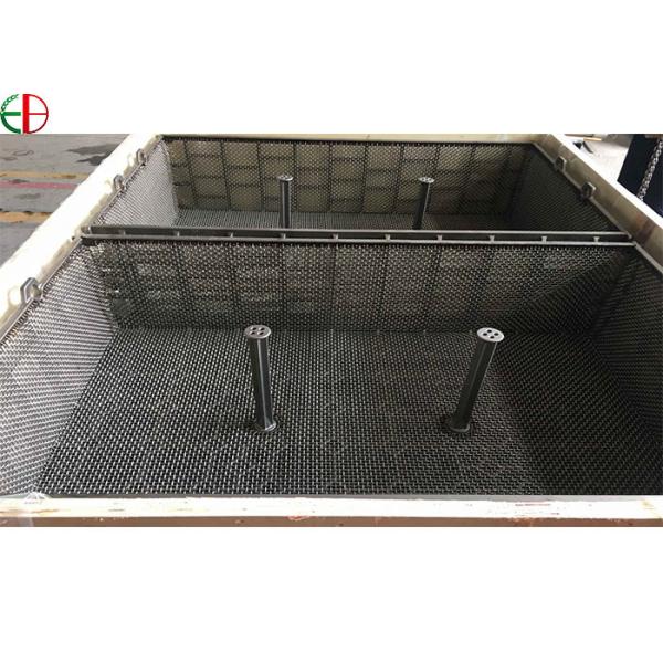Quality 1.4849 Heat Treatment Furnace Wire Mesh Basket Iron Forging Furnace Trays And Baskets EB3197 wholesale