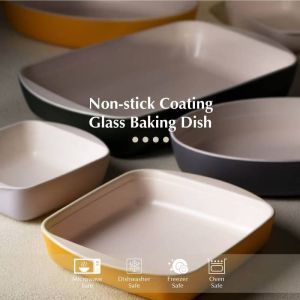 High Borosilicate Glass Baking Dish with 700ml to 3800ml Capacity and CA65