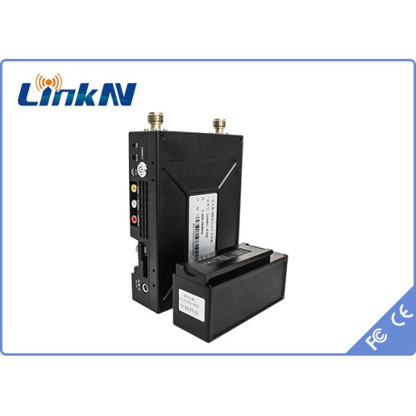 Police Manpack FHD Video Transmitter COFDM Voice Intercom AES256 Encryption