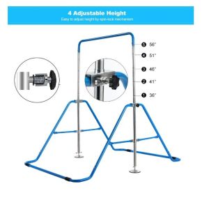 Expandable Gymnastics Training Bar Adjustable Junior For Kids Hanging Swinging