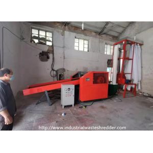 Safety Airbag Fabric Shredding Machine Hourly Up To 8 Tons Capacity