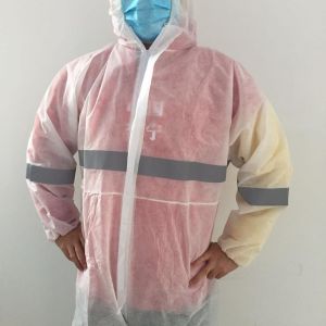 China Non Woven Disposable Coverall Suit / Disposable Work Coveralls S-XXXL Size on sale