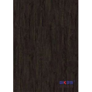 Eco Friendly SPC Flooring 4mm Waterproof Fireproof E0 Formaldehyde Mocha Black