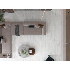 1200x1200mm White Polished Glazed Porcelain Tile 0.05% WA