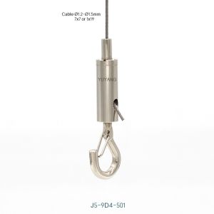 Adjustable Hook Cable Gripper Suspended Snap Hook 54*9mm J5-501 Customized