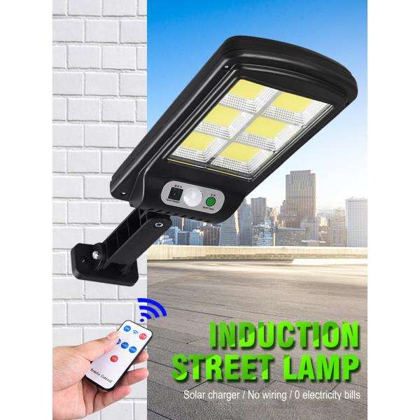 Solar Light 128 COB Large Outdoor Solar Waterproof Street Light Garden Infrared Sensor Motion Sensor Smart Remote Control Light