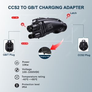 Electric Vehicle Car Ccs2 to Gbt Portable Ev Charger Adapter Ev Charger