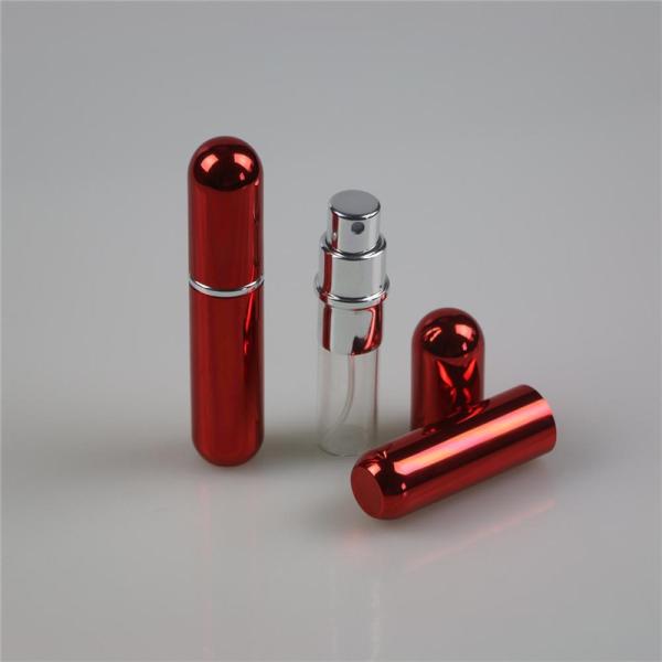 Quality 5ml Refillable twist and spritz atomizer small travel cosmtic spray bottle wholesale
